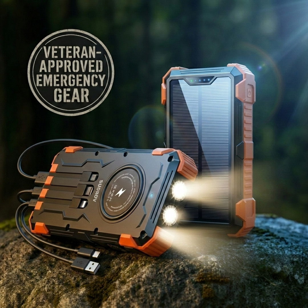 Soline™ Wireless Solar Power Bank