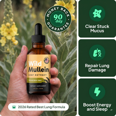 Super Concentrated Wild Mullein Drops