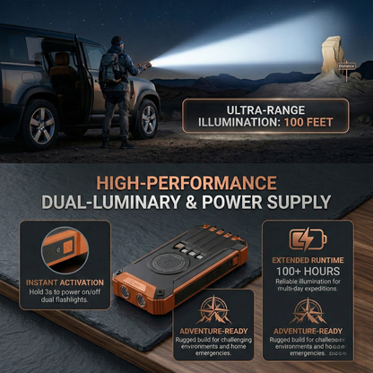 Soline™ Wireless Solar Power Bank