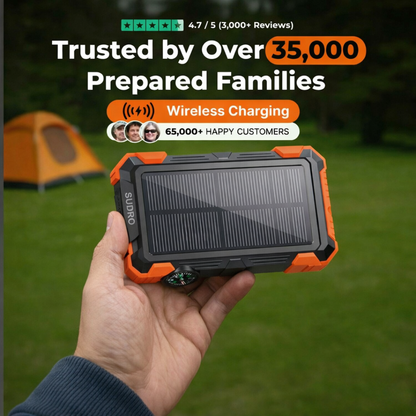 Soline™ Wireless Solar Power Bank